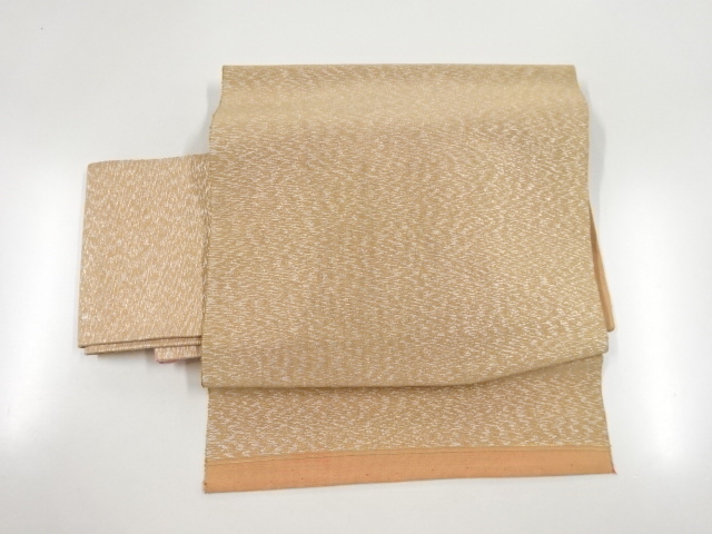 アンティーク　絣柄織り出し作り帯（着用可）